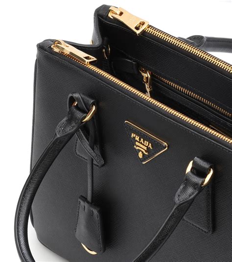 black prada handbag leather|black prada saffiano handbag.